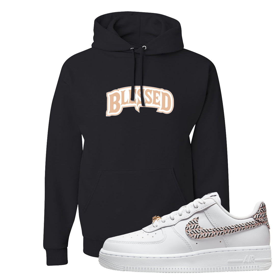 United In Victory Low 1s Hoodie | Blessed Arch, Black