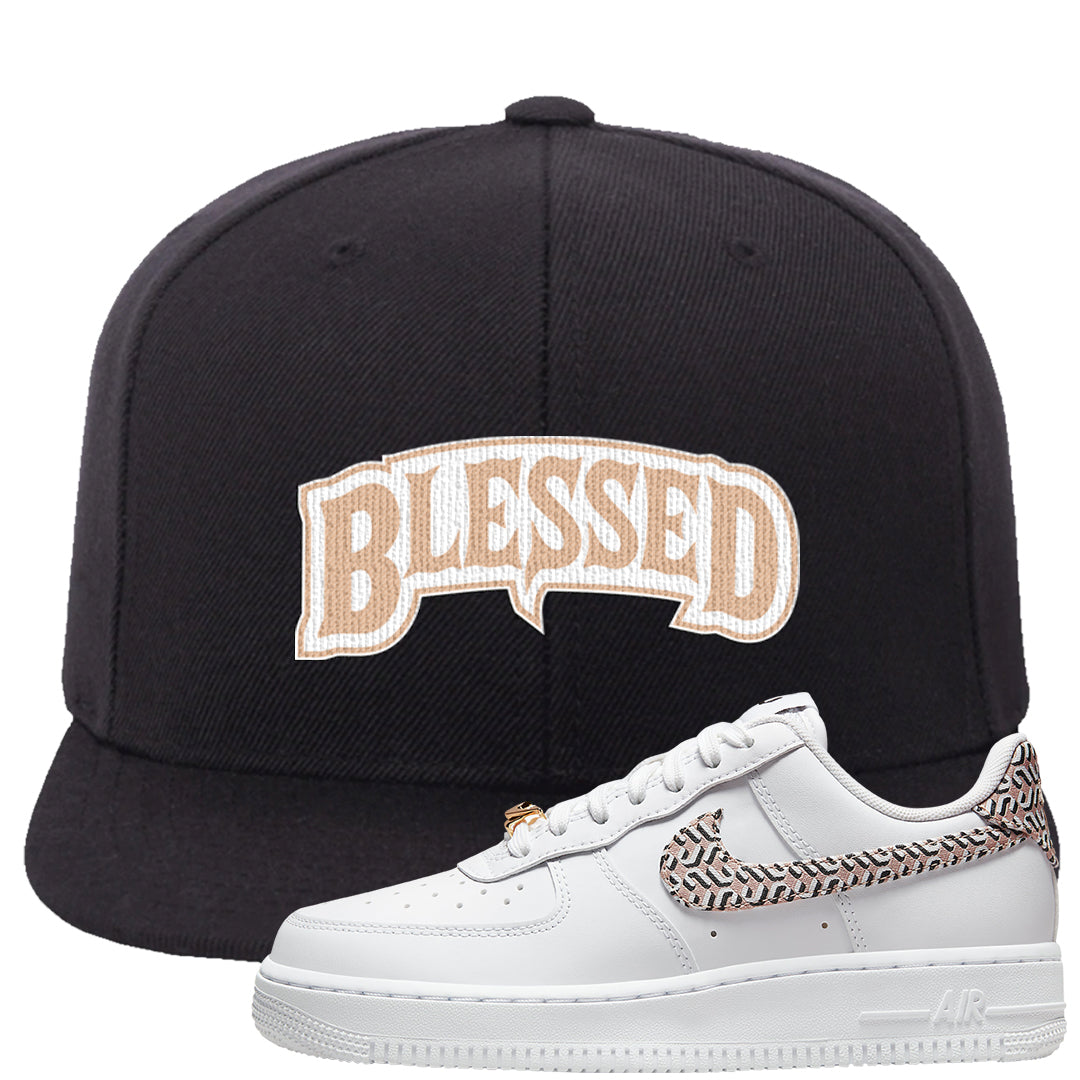 United In Victory Low 1s Snapback Hat | Blessed Arch, Black