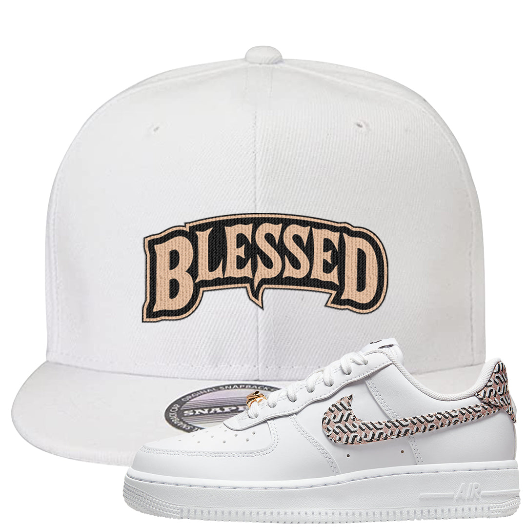 United In Victory Low 1s Snapback Hat | Blessed Arch, White