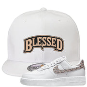 United In Victory Low 1s Snapback Hat | Blessed Arch, White