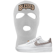 United In Victory Low 1s Ski Mask | Blessed Arch, White