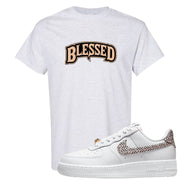 United In Victory Low 1s T Shirt | Blessed Arch, Ash