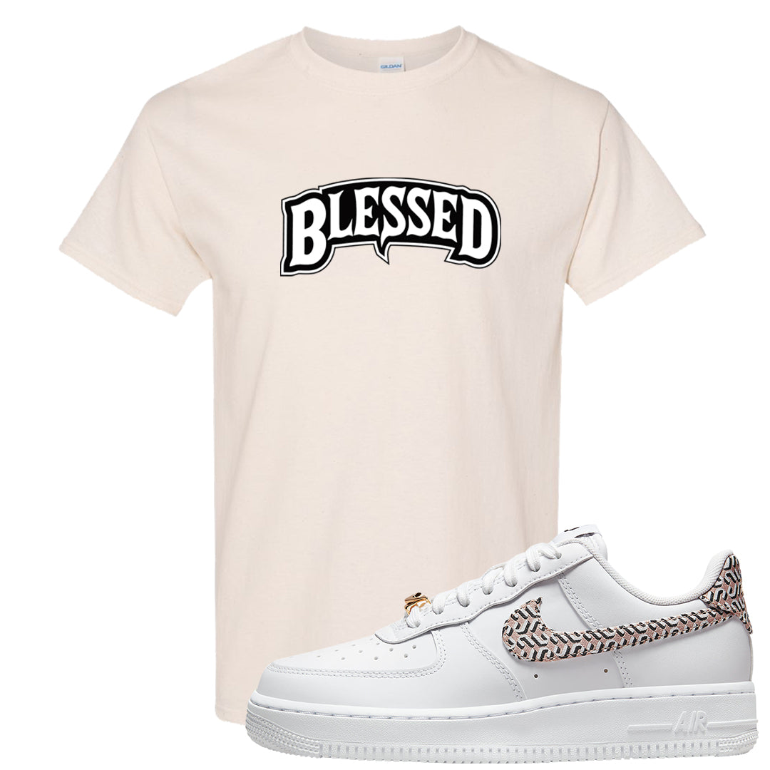 United In Victory Low 1s T Shirt | Blessed Arch, Natural