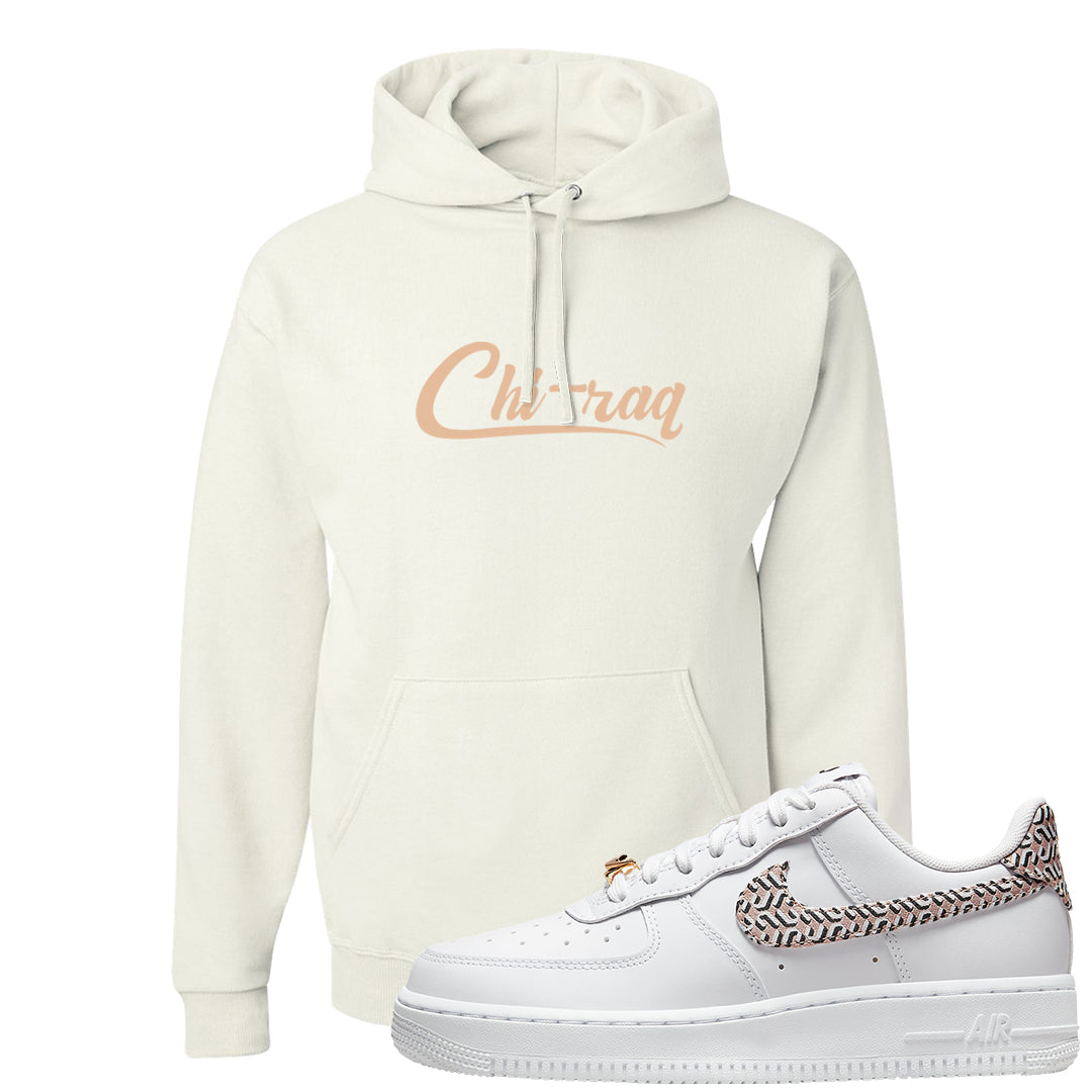 United In Victory Low 1s Hoodie | Chiraq, White