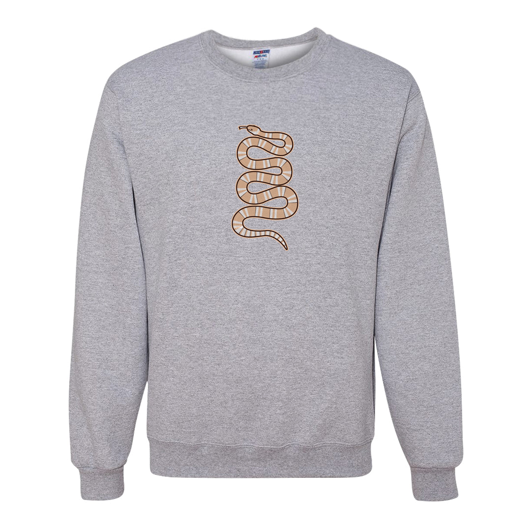 United In Victory Low 1s Crewneck Sweatshirt | Coiled Snake, Ash