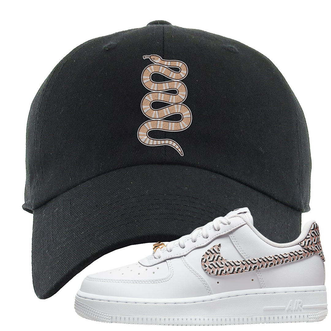 United In Victory Low 1s Dad Hat | Coiled Snake, Black