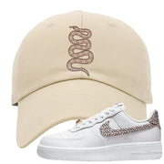 United In Victory Low 1s Dad Hat | Coiled Snake, Ivory