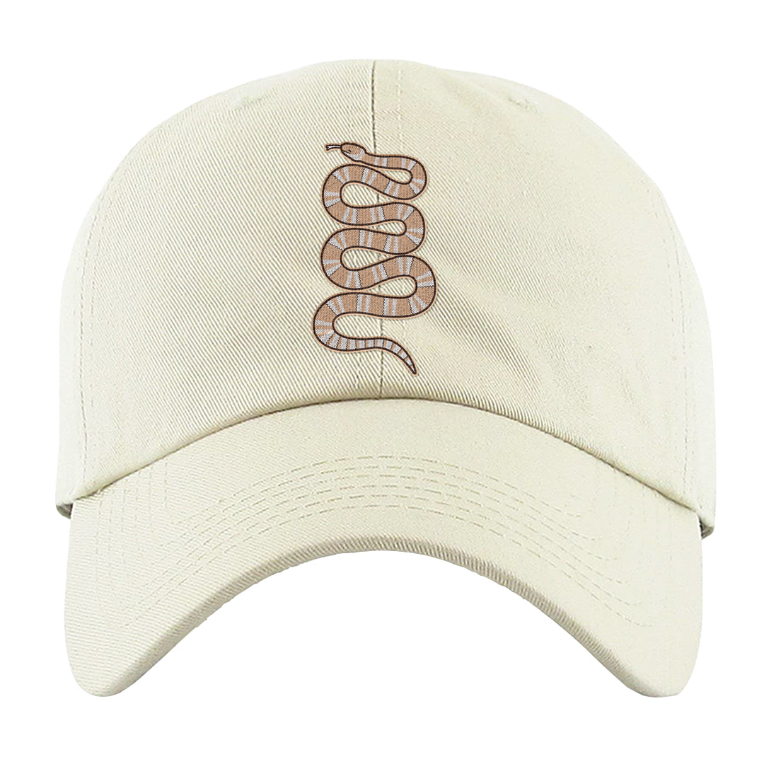 United In Victory Low 1s Dad Hat | Coiled Snake, White