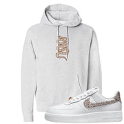 United In Victory Low 1s Hoodie | Coiled Snake, Ash