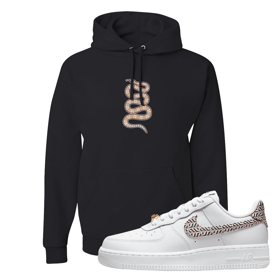 United In Victory Low 1s Hoodie | Coiled Snake, Black