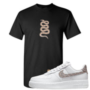 United In Victory Low 1s T Shirt | Coiled Snake, Black