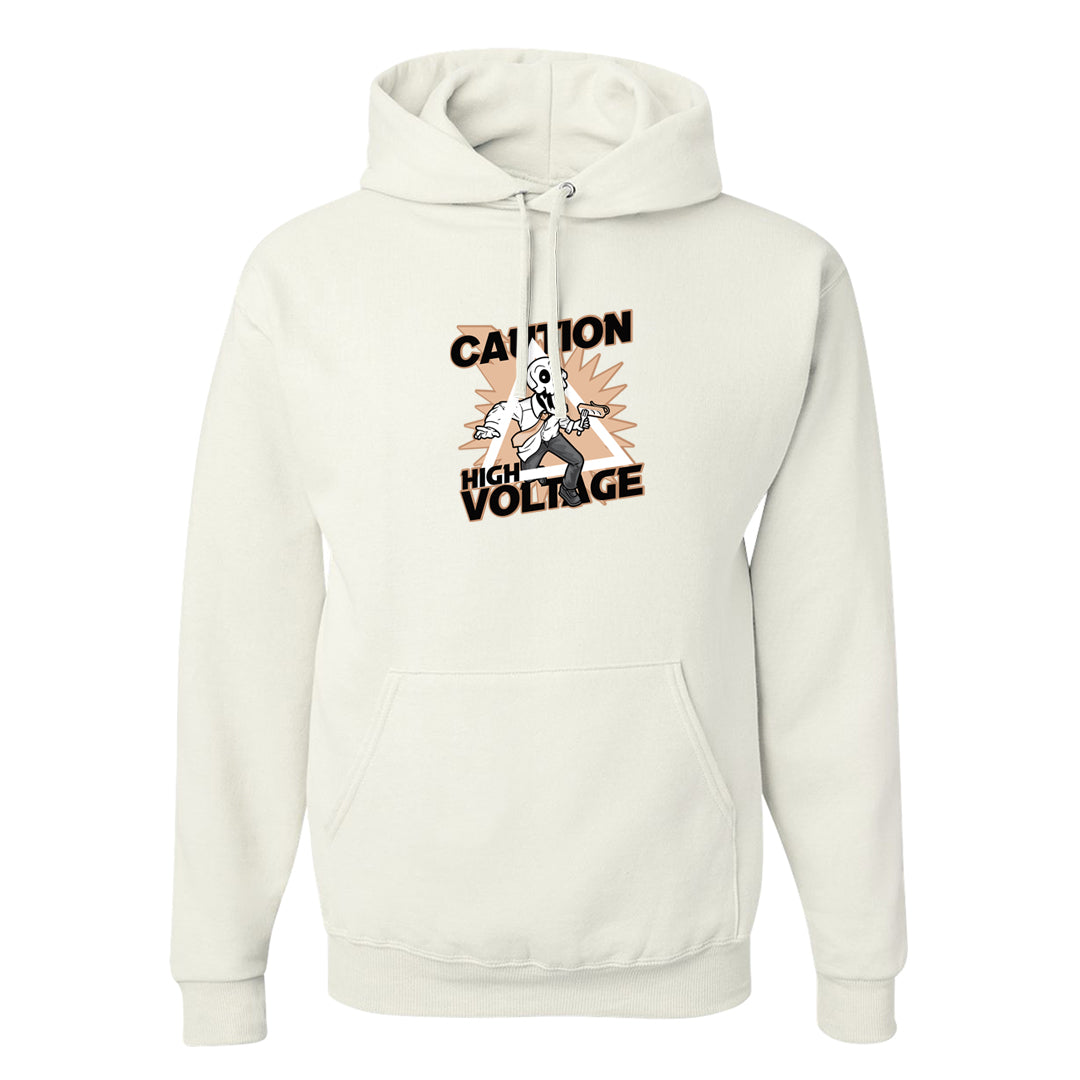 United In Victory Low 1s Hoodie | Caution High Voltage, White