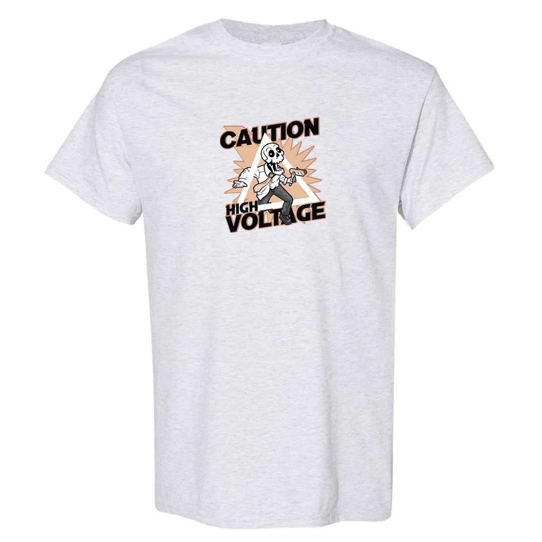 United In Victory Low 1s T Shirt | Caution High Voltage, Ash