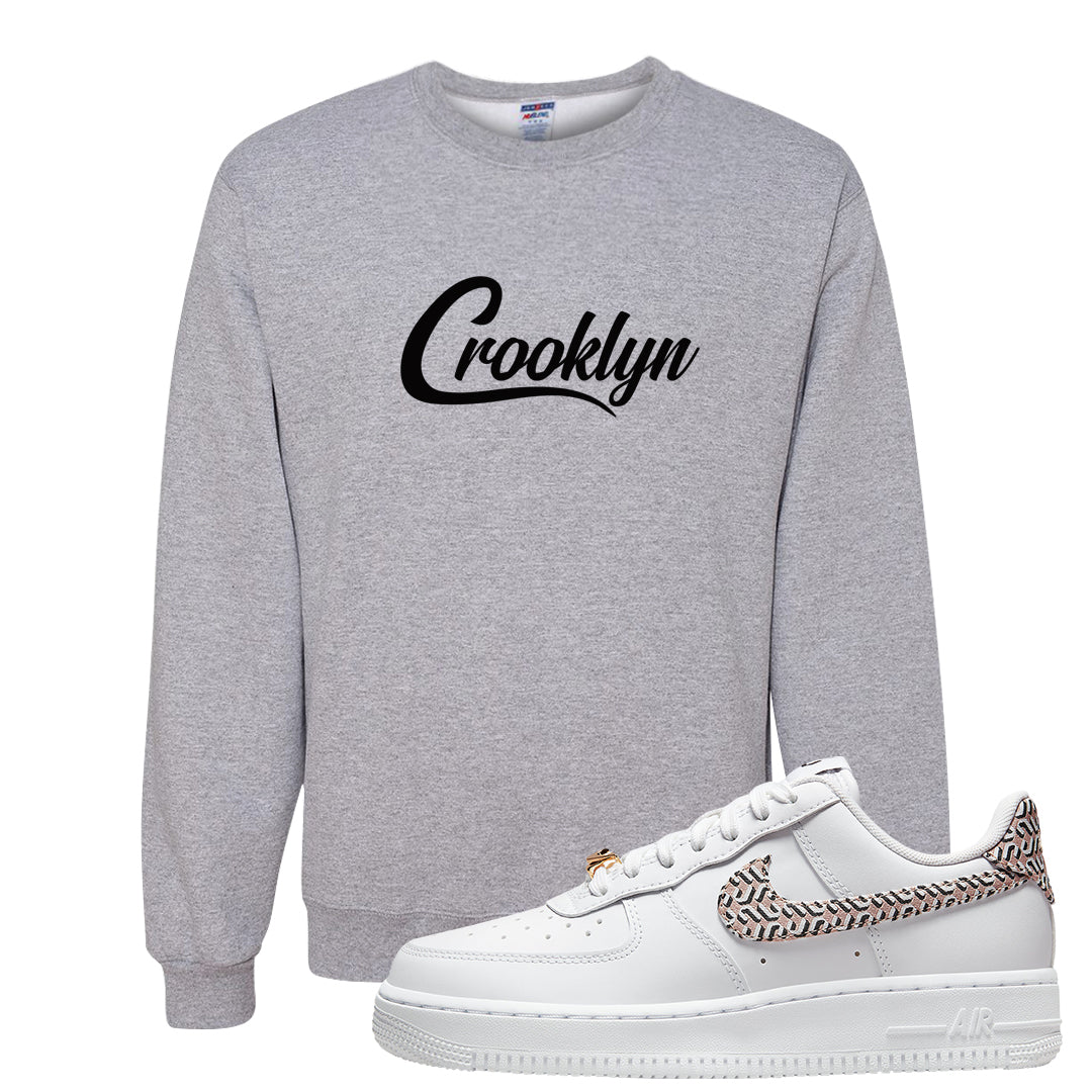 United In Victory Low 1s Crewneck Sweatshirt | Crooklyn, Ash