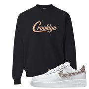 United In Victory Low 1s Crewneck Sweatshirt | Crooklyn, Black