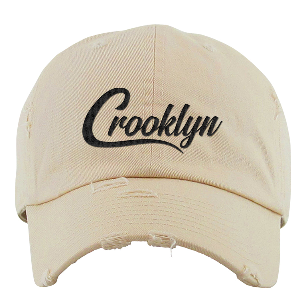 United In Victory Low 1s Distressed Dad Hat | Crooklyn, Ivory