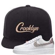 United In Victory Low 1s Snapback Hat | Crooklyn, Black