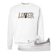 United In Victory Low 1s Crewneck Sweatshirt | Lover, White