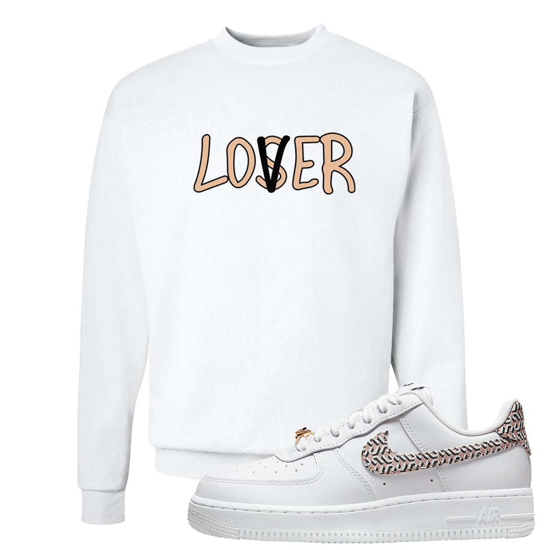 United In Victory Low 1s Crewneck Sweatshirt | Lover, White