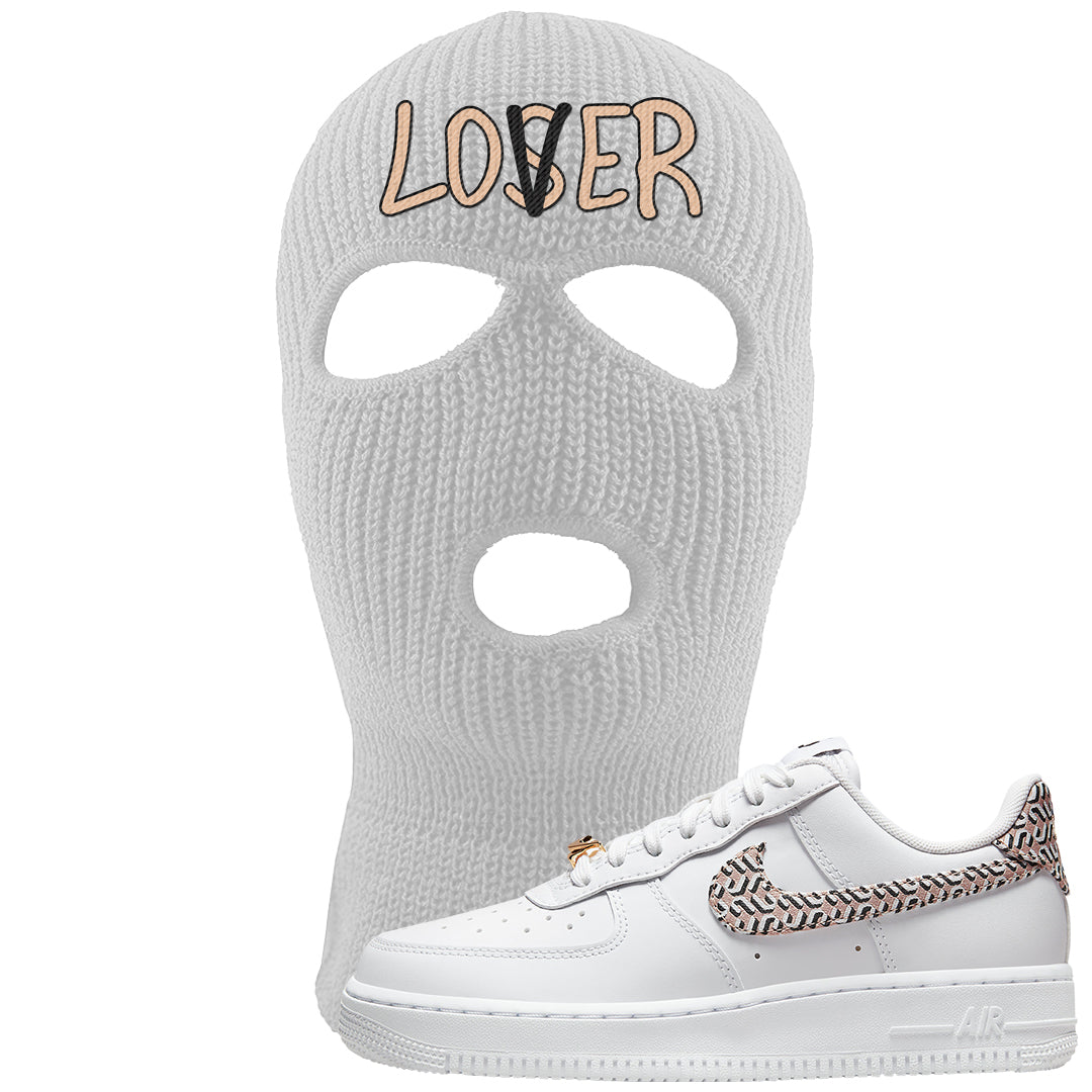 United In Victory Low 1s Ski Mask | Lover, White