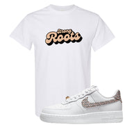 United In Victory Low 1s T Shirt | Strong Roots, White