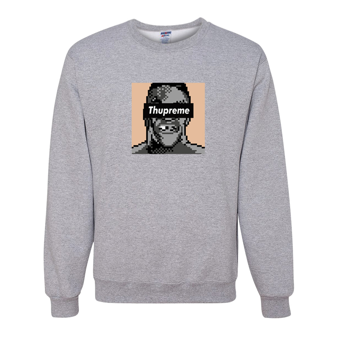 United In Victory Low 1s Crewneck Sweatshirt | Thupreme, Ash