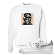 United In Victory Low 1s Crewneck Sweatshirt | Thupreme, White