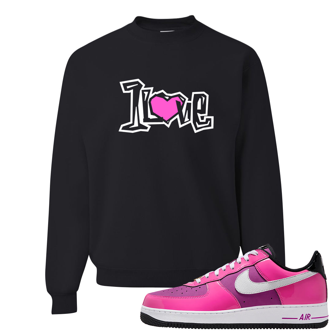 Las Vegas AF1s Crewneck Sweatshirt | 1 Love, Black
