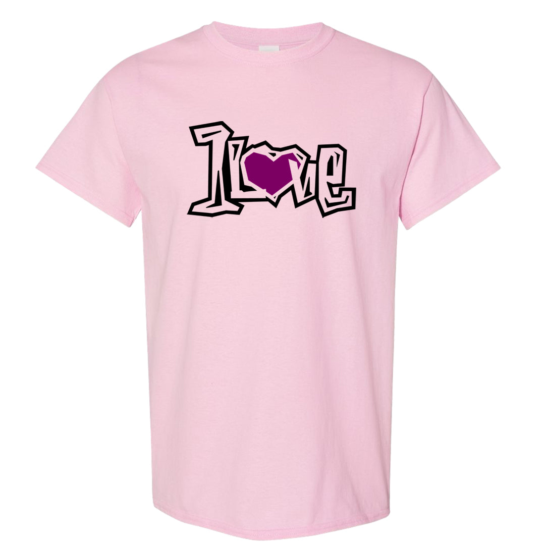 Las Vegas AF1s T Shirt | 1 Love, Light Pink