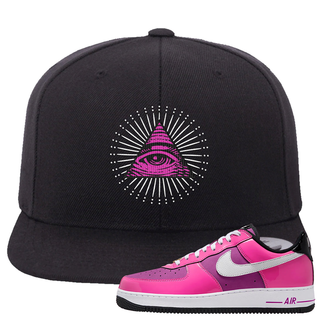 Las Vegas AF1s Snapback Hat | All Seeing Eye, Black