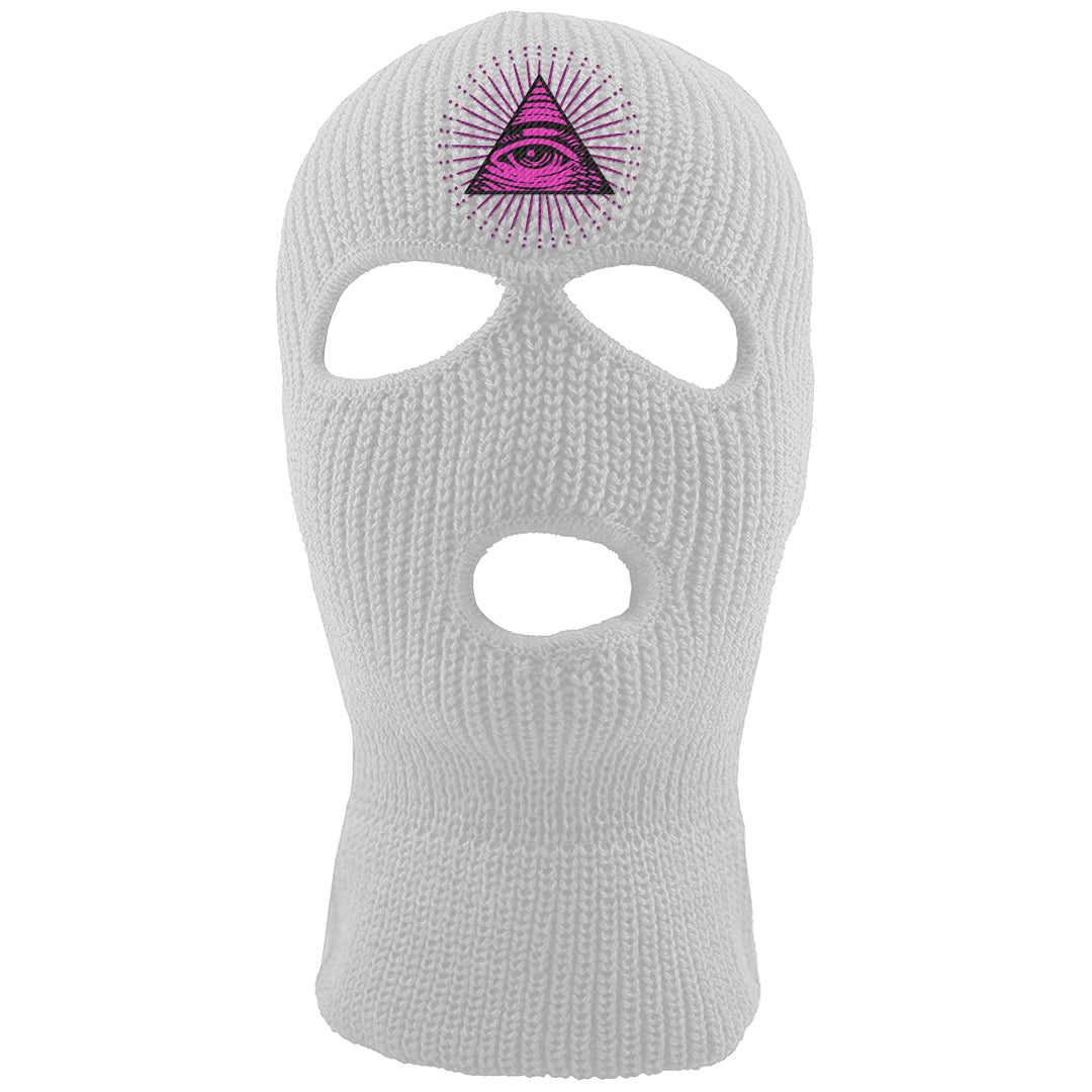 Las Vegas AF1s Ski Mask | All Seeing Eye, White