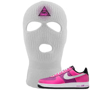 Las Vegas AF1s Ski Mask | All Seeing Eye, White