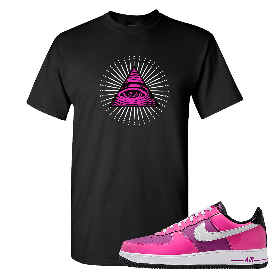 Las Vegas AF1s T Shirt | All Seeing Eye, Black