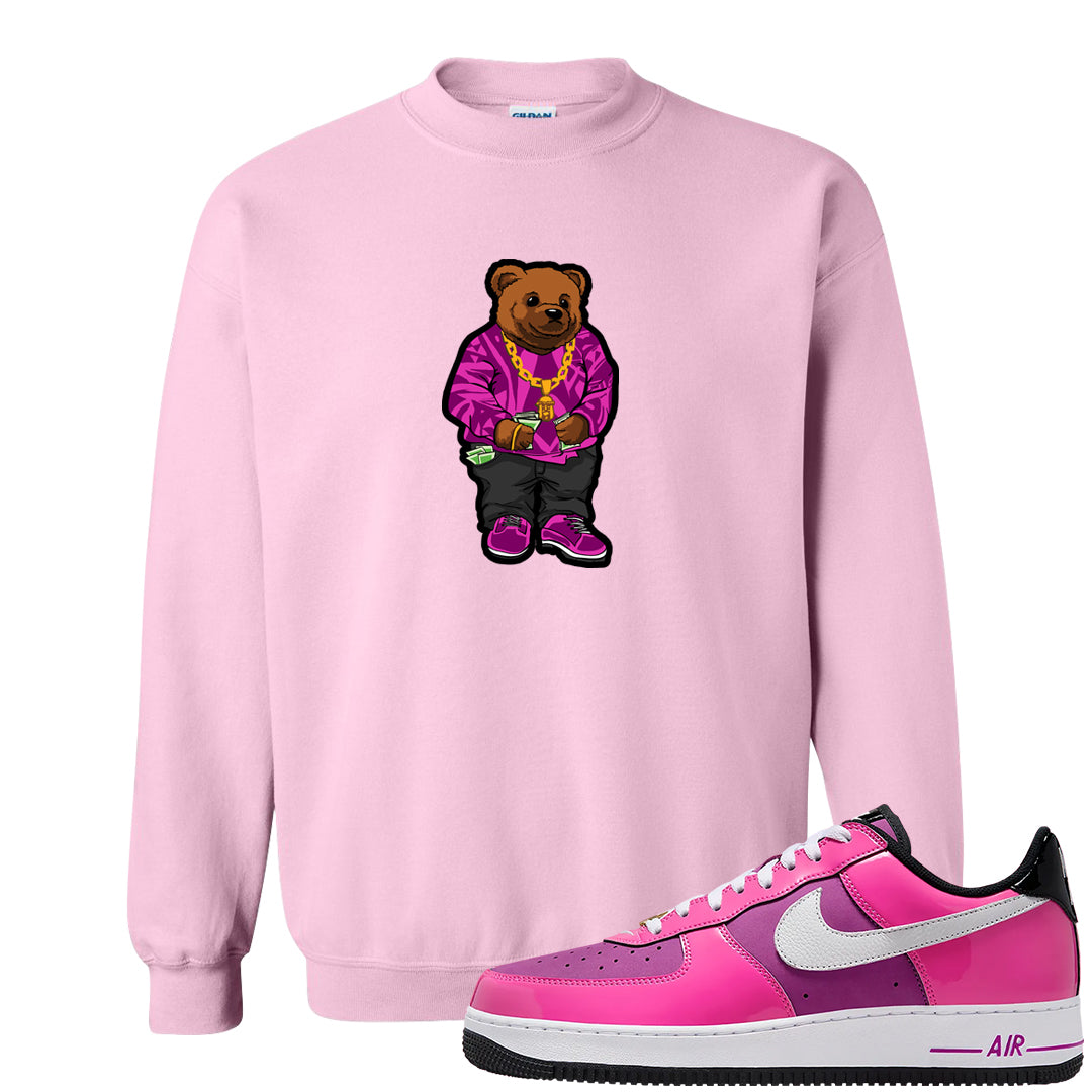Las Vegas AF1s Crewneck Sweatshirt | Sweater Bear, Light Pink