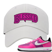 Las Vegas AF1s Dad Hat | Blessed Arch, White