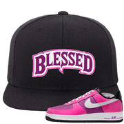 Las Vegas AF1s Snapback Hat | Blessed Arch, Black