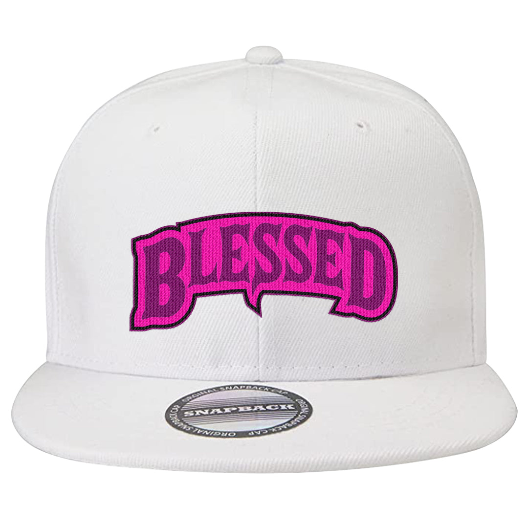 Las Vegas AF1s Snapback Hat | Blessed Arch, White