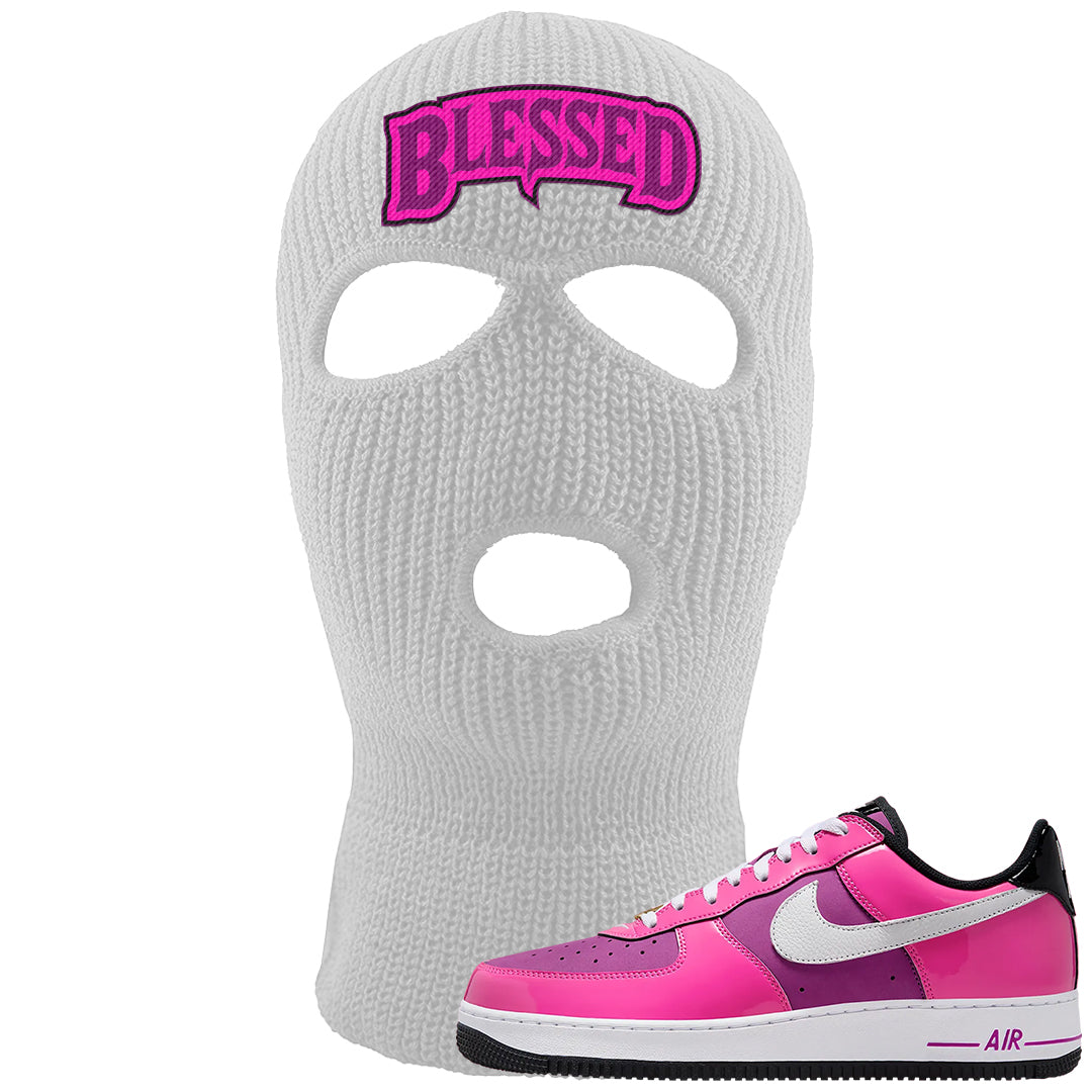 Las Vegas AF1s Ski Mask | Blessed Arch, White