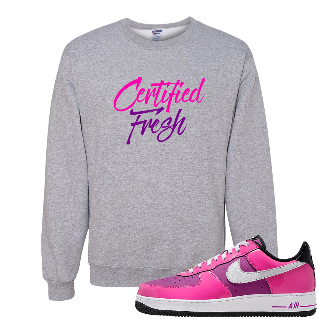 Las Vegas AF1s Crewneck Sweatshirt | Certified Fresh, Ash