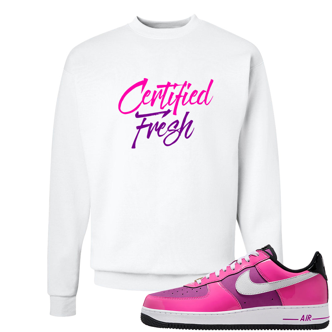 Las Vegas AF1s Crewneck Sweatshirt | Certified Fresh, White