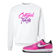 Las Vegas AF1s Crewneck Sweatshirt | Certified Fresh, White