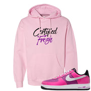 Las Vegas AF1s Hoodie | Certified Fresh, Light Pink