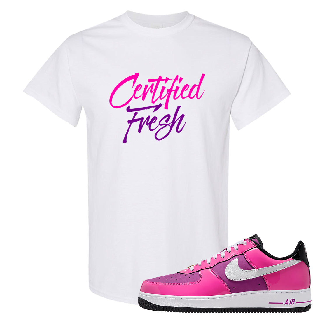 Las Vegas AF1s T Shirt | Certified Fresh, White