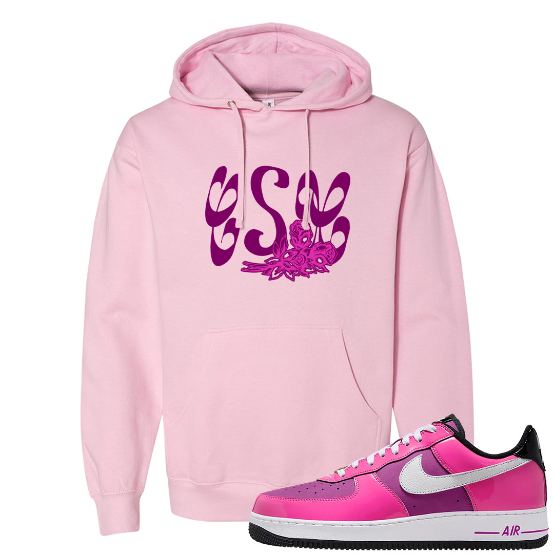 Las Vegas AF1s Hoodie | Certified Sneakerhead, Light Pink