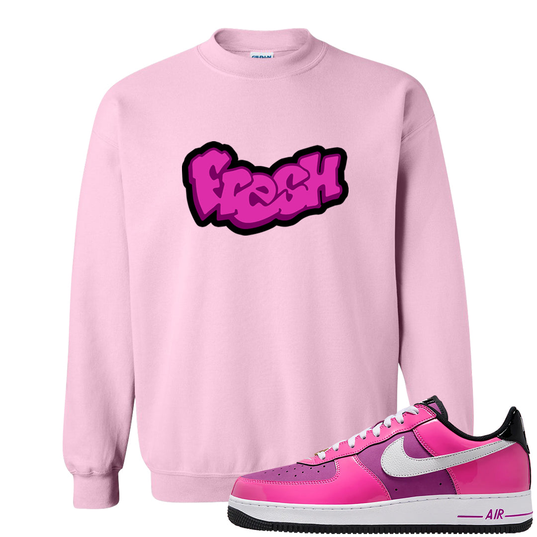 Las Vegas AF1s Crewneck Sweatshirt | Fresh, Light Pink