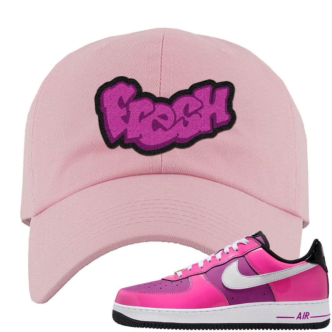 Las Vegas AF1s Dad Hat | Fresh, Light Pink