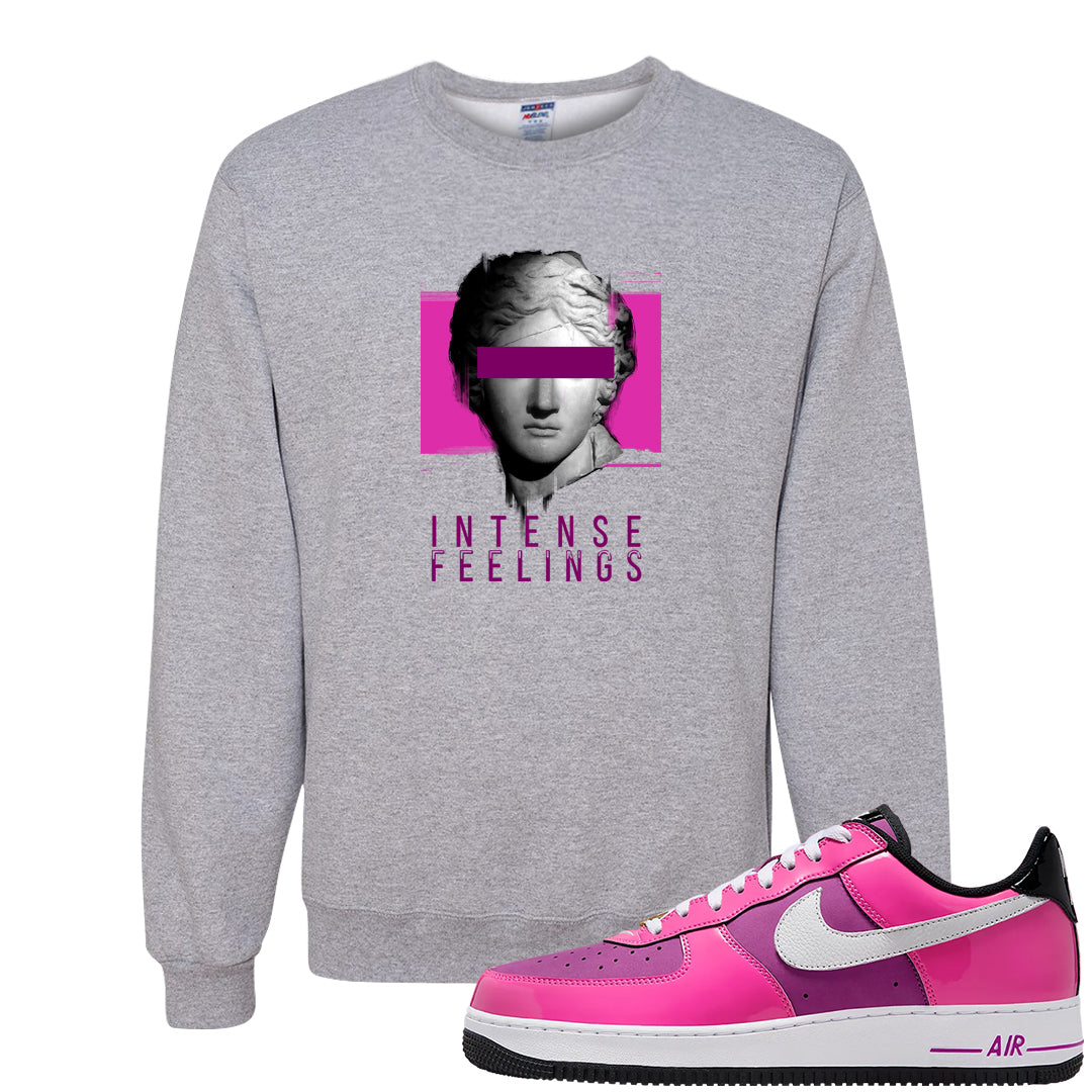 Las Vegas AF1s Crewneck Sweatshirt | Intense Feelings, Ash