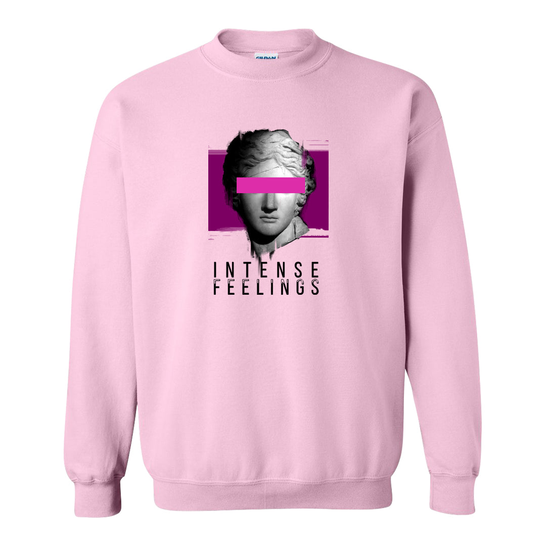 Las Vegas AF1s Crewneck Sweatshirt | Intense Feelings, Light Pink
