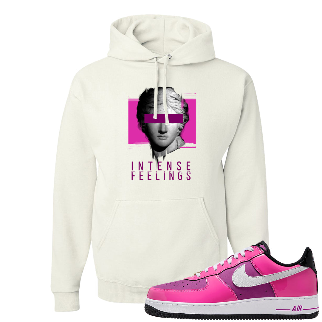 Las Vegas AF1s Hoodie | Intense Feelings, White