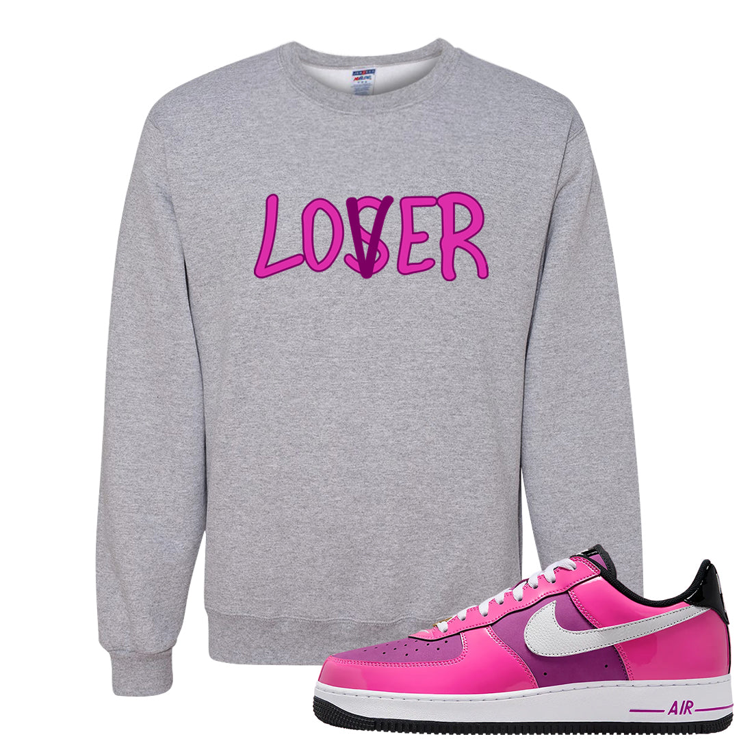 Las Vegas AF1s Crewneck Sweatshirt | Lover, Ash